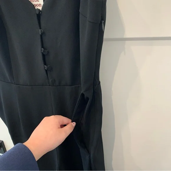 Aritzia Little Moon Petunia Jumpsuit in Black (Size 8) - Picture 5 of 7